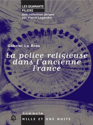 cover image of La Police religieuse dans l'ancienne France